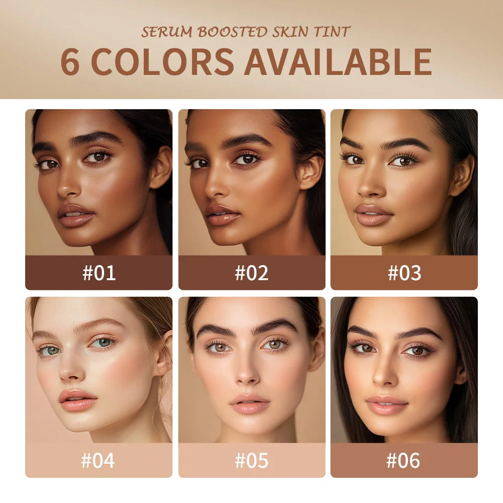 Magic Eraser Foundation Stick Serum Boosted Skin Tint Foundation Stick Smooth Plumper Hight Coverage Travel Bronze Foundation