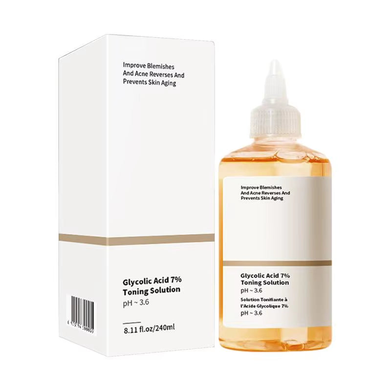 Glycolic Acid 7% Toner Nourishing Gentle Glycolic Acid Toner Remove Acne Fade Acne Fruit Acid Essence Ordinary Acne Remove
