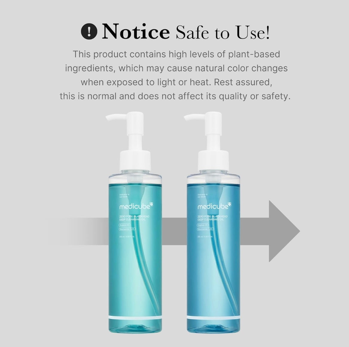 Medicube Zero Pore Removal Blackhead Deep Moisturizing Removal Oil Dissolve Sebum to Remove Pore Impurities 205Ml