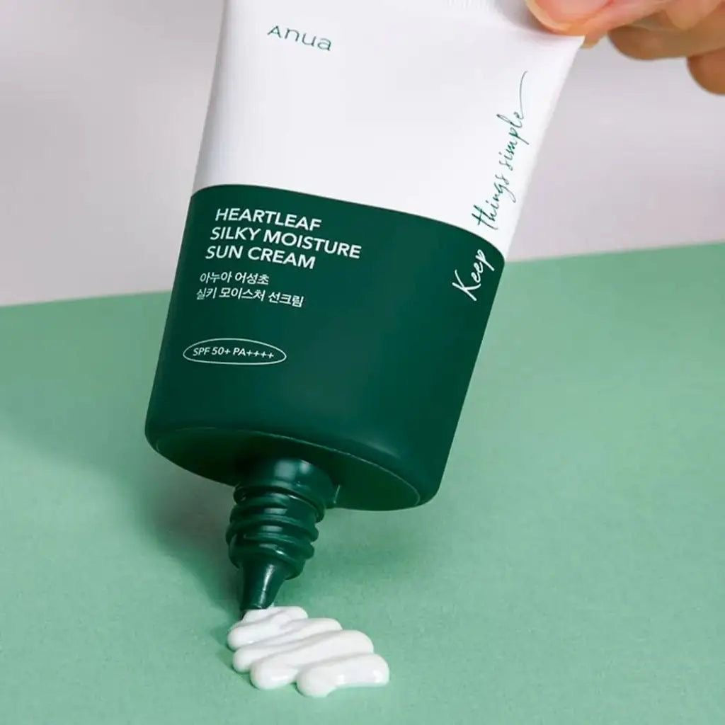 ANUA Houttuynia Cordata Sunscreen Anti-Melting and Brightening Care, Soft and Moisturized Isolation 50Ml