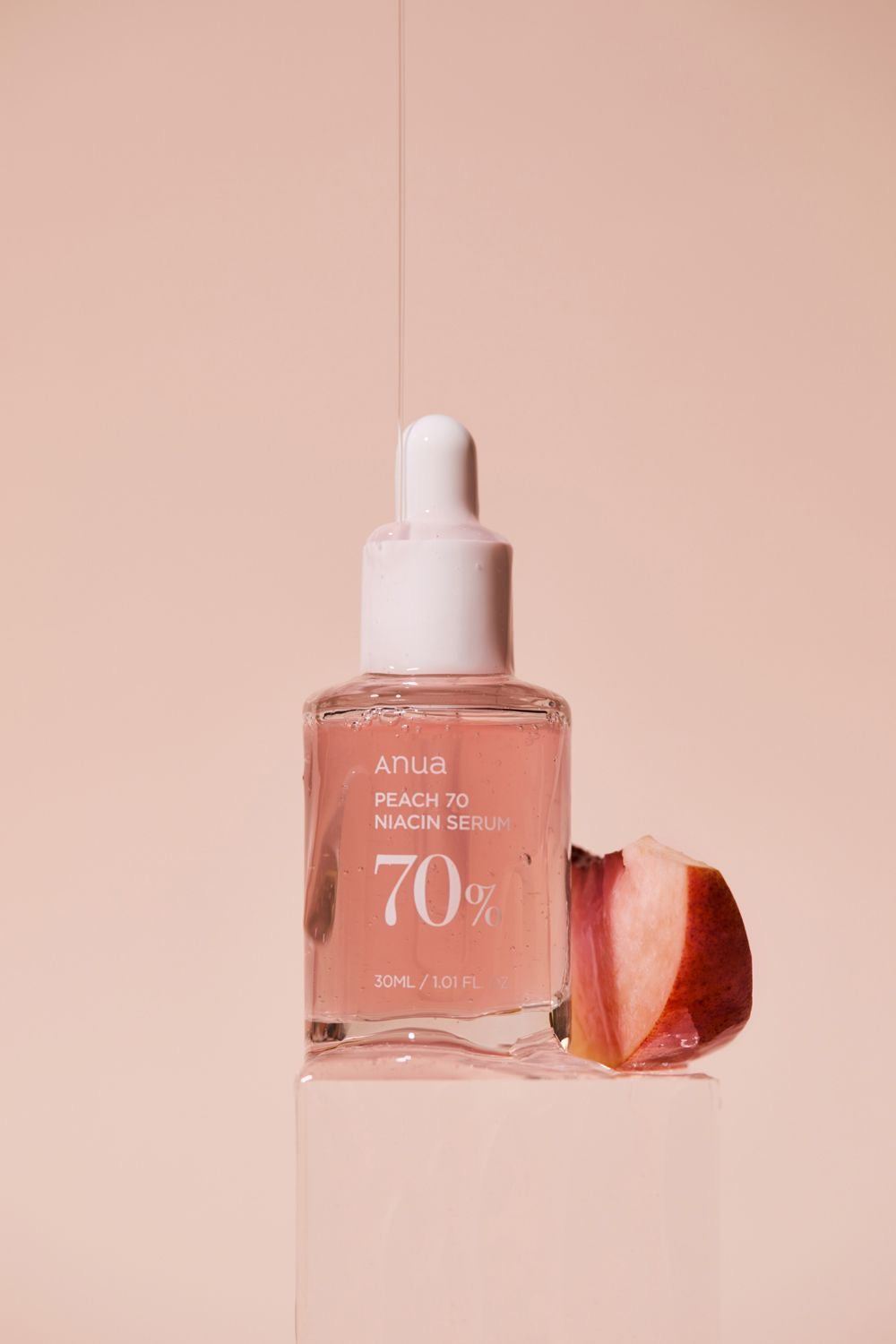 Anua Peach 70 Niacinamide Serum 30Ml, Moisturizing Facial Serum, Daily Cleansing Beauty, Korean Skincare