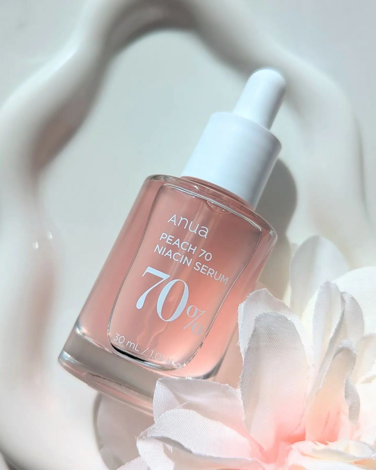 Anua Peach 70 Niacinamide Serum 30Ml, Moisturizing Facial Serum, Daily Cleansing Beauty, Korean Skincare