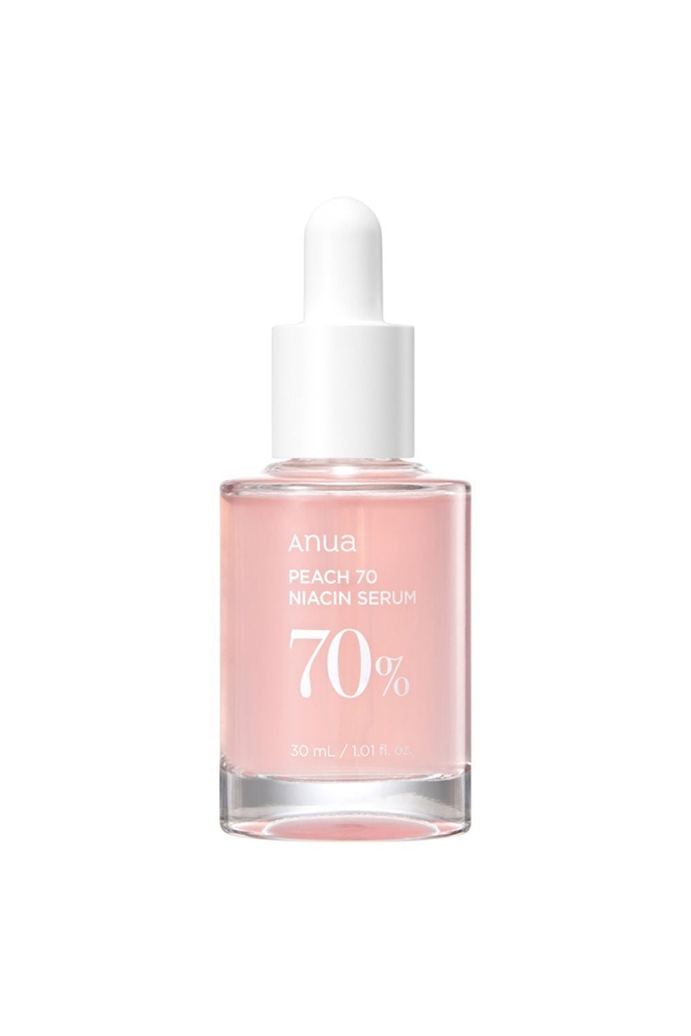 Anua Peach 70 Niacinamide Serum 30Ml, Moisturizing Facial Serum, Daily Cleansing Beauty, Korean Skincare