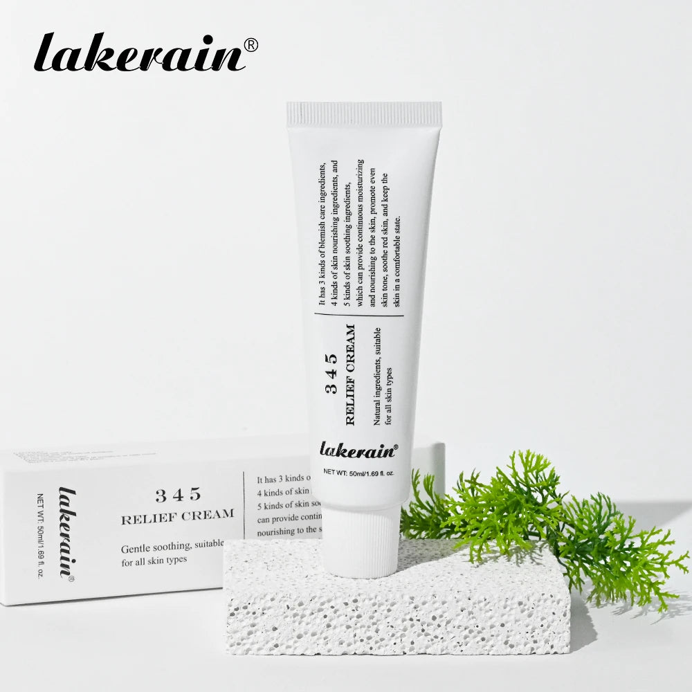 345 Relief Cream Address Blemishes Nourish Anti-Sugar Anti-Oxidation Soothing Care Face Lifting Beauty Moisturizer Korean Cream