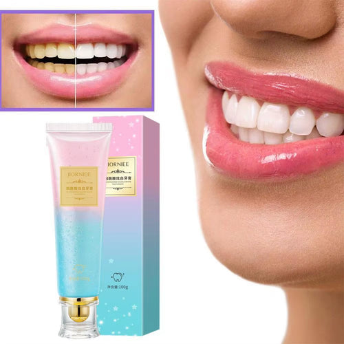 100G Dazzling White Toothpaste Fresh Breath Niacinamide Toothpaste Whitening Remove Breath to Remove Tooth to Bad Stains